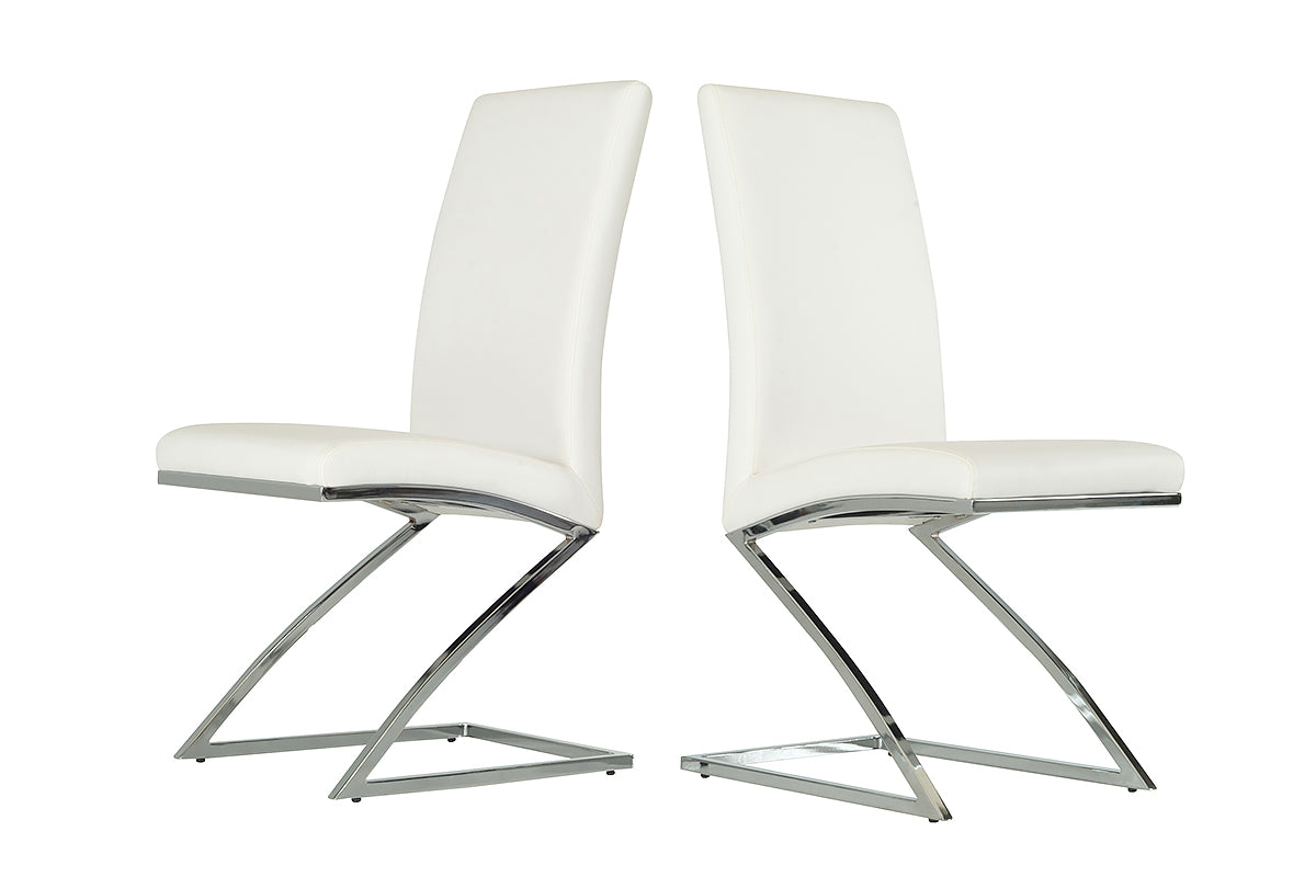 Angora - Modern White Dining Chair (Set of 2)