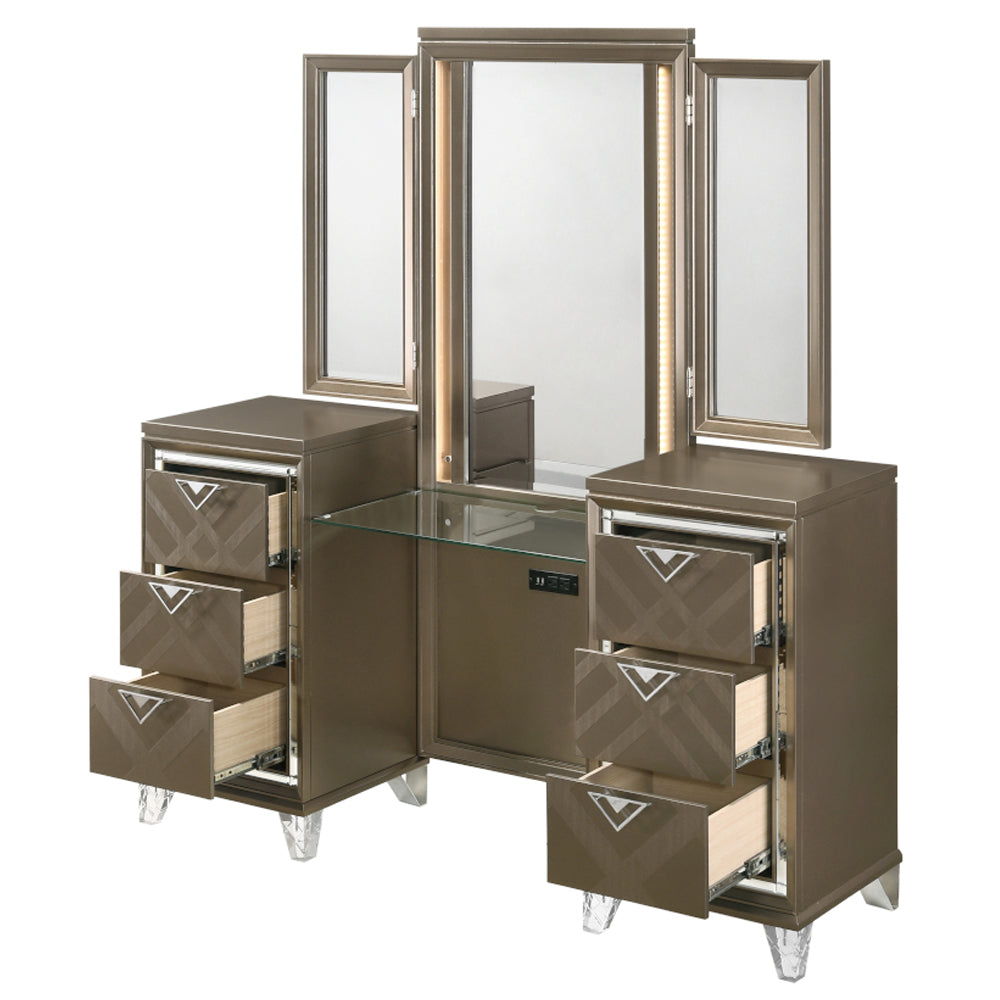 Skylar Vanity Desk & Mirror