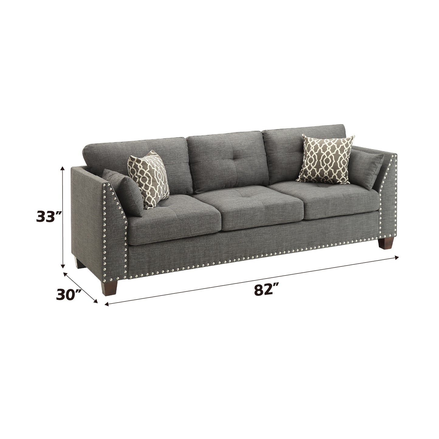 Laurissa Sofa W/4 Pillows