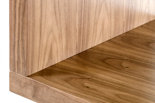 Modrest Stage 1 - Modern Walnut Shelf Unit