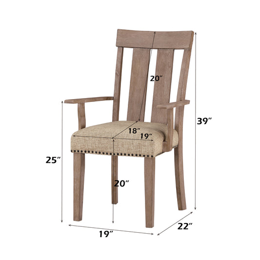 Nathaniel Arm Chair (Set-2)