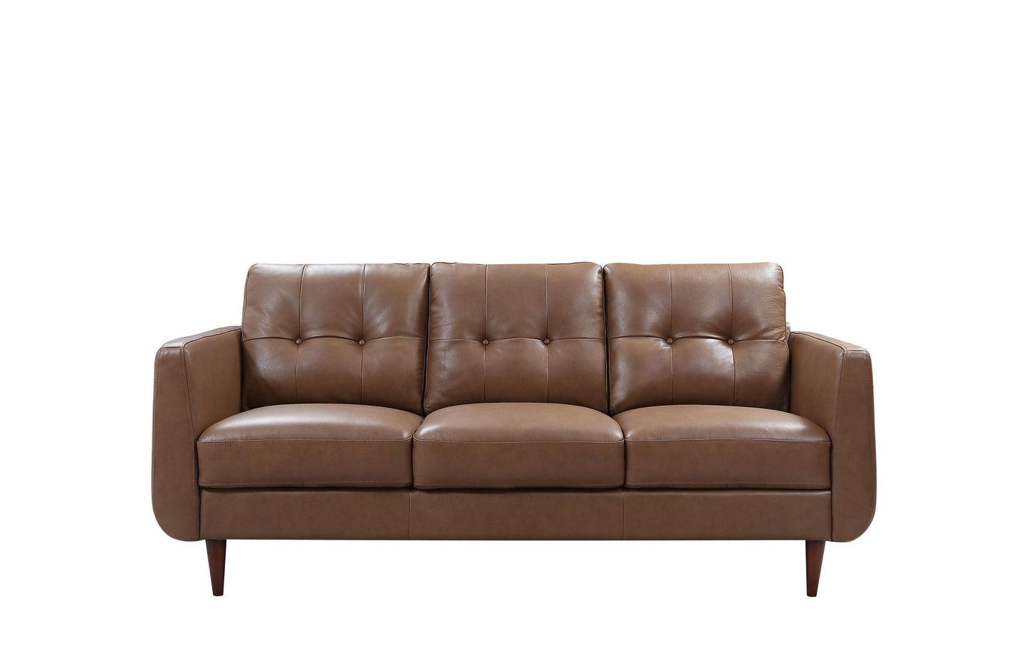 Divani Casa Lyman - Modern Brown Sofa