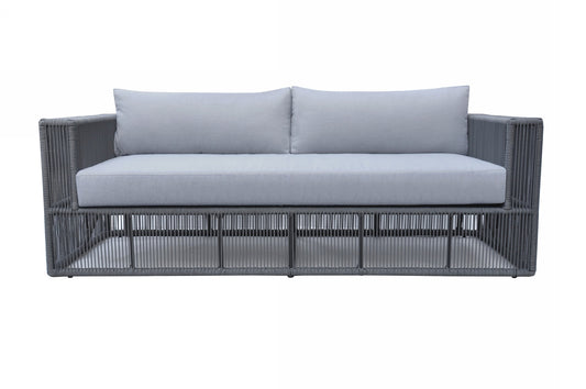 Renava Whimsy - Modern Outdoor Light Grey & Dark Grey Sofa Set