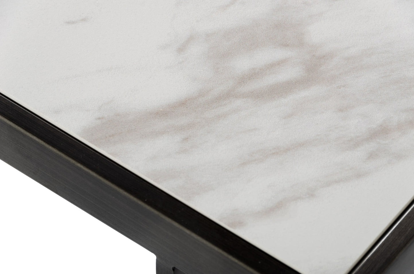 Modrest Fargo - Modern Ceramic & Grey Walnut Coffee Table