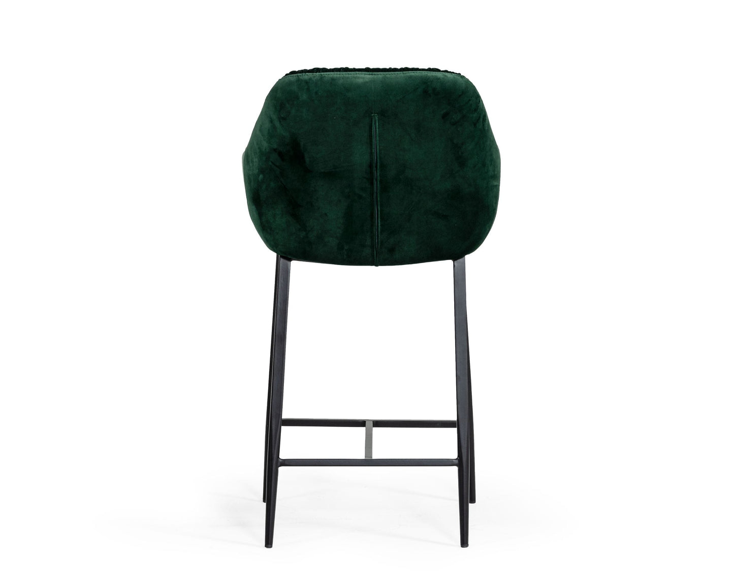 Modrest Katrina - Modern Green Fabric Bar Stool