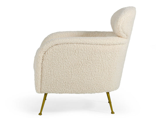Modrest Altura - Modern Faux Fur Lounge Chair