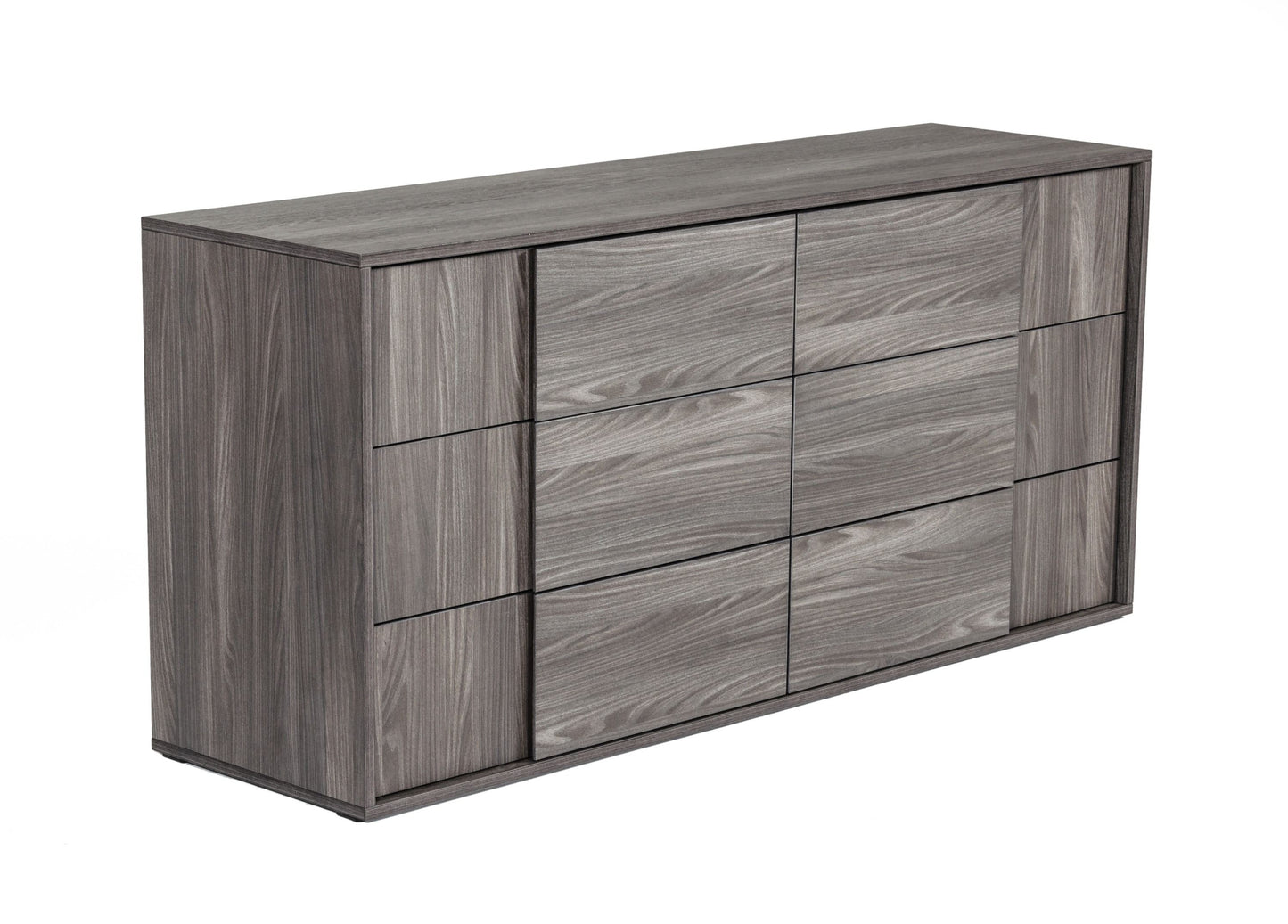 Nova Domus Asus - Italian Modern Elm Grey Bedroom Set