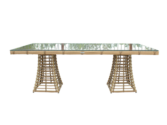 Renava Mina - Outdoor Bamboo Wicker Dining Set