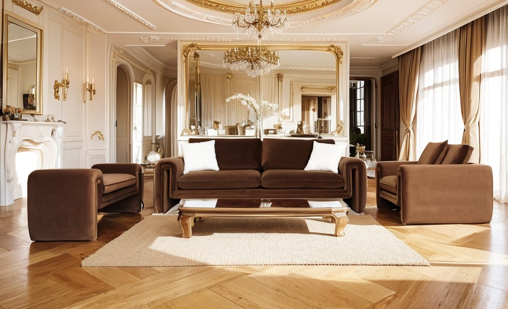 Divani Casa Bentley - Modern Brown Velvet Chair