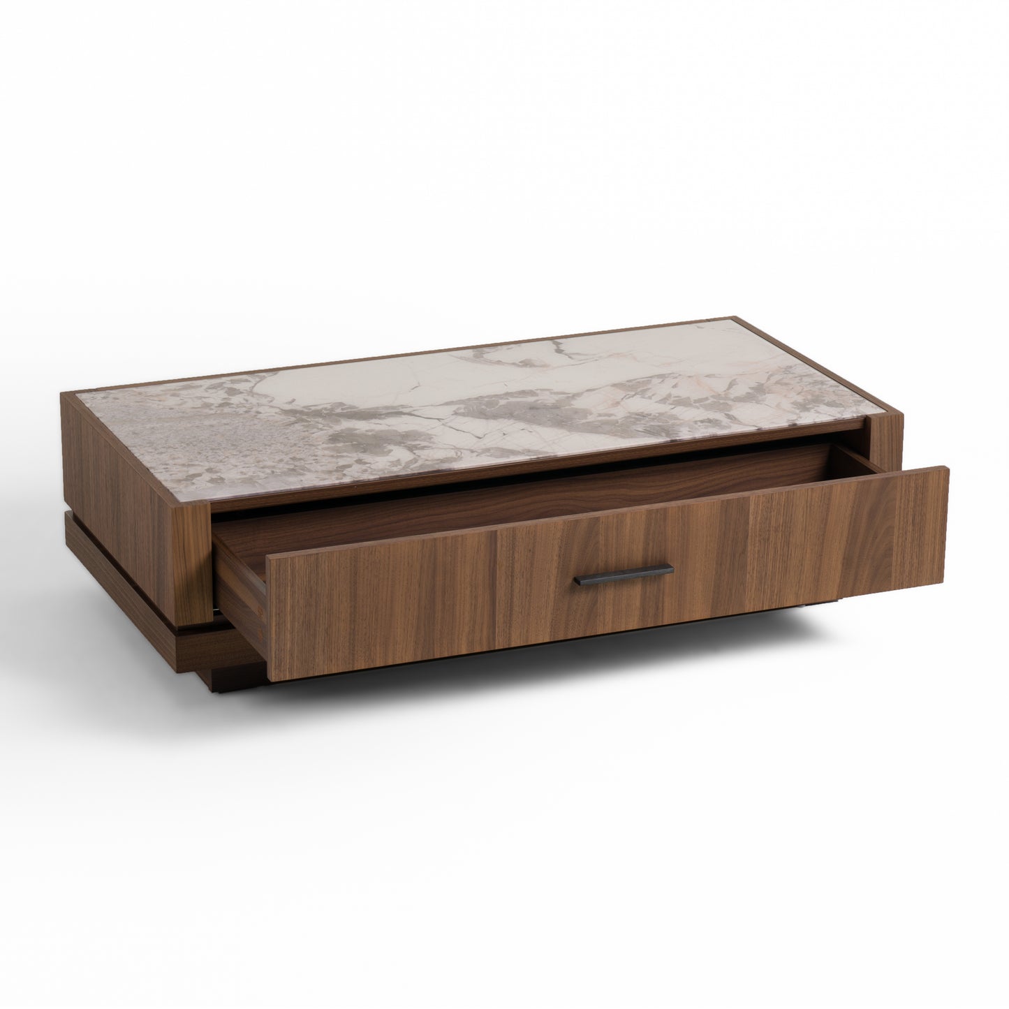 Nova Domus Bailey- Modern Walnut Rectangular Coffee Table