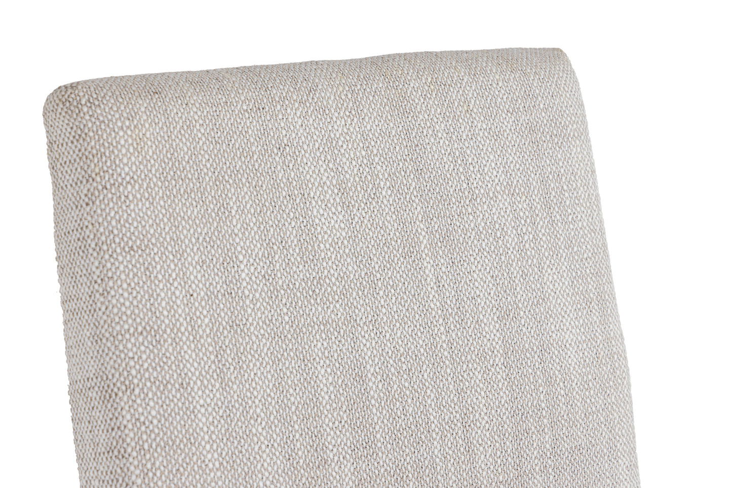 Modrest Beasley - Modern Off-White Linen + Brass Counter Chair