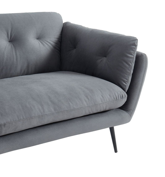 Divani Casa Cody - Modern Grey Fabric Sofa