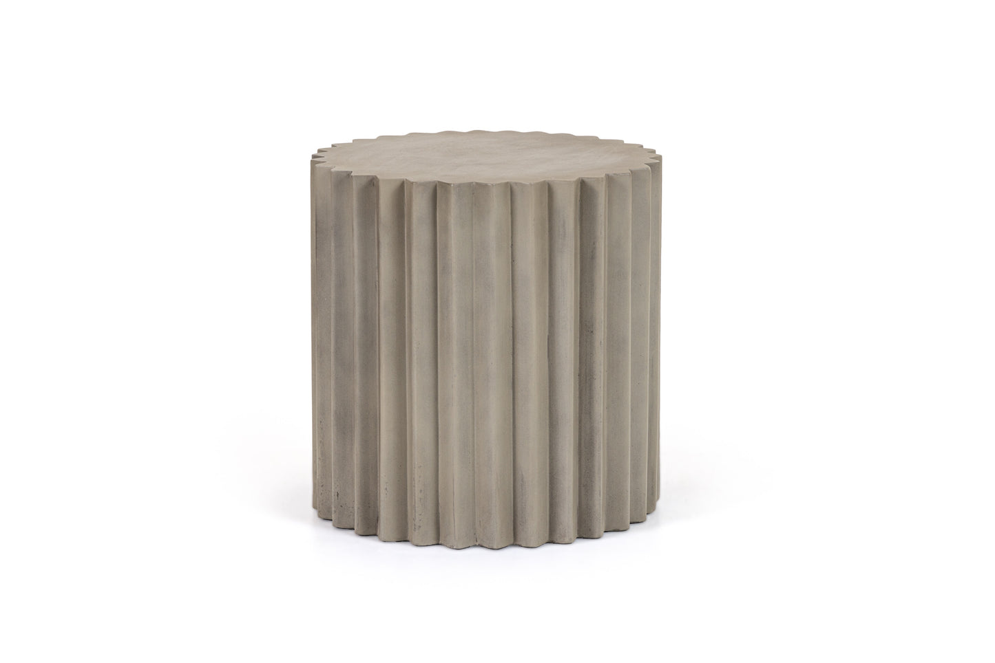 Modrest Evadale - Modern Grey Concrete End Table
