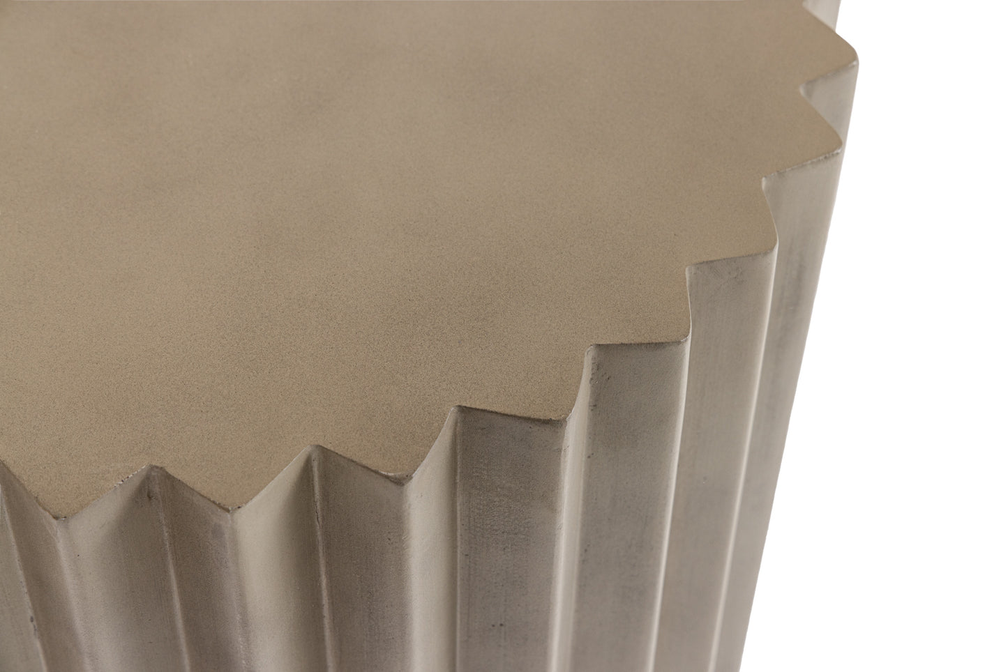 Modrest Evadale - Modern Grey Concrete End Table