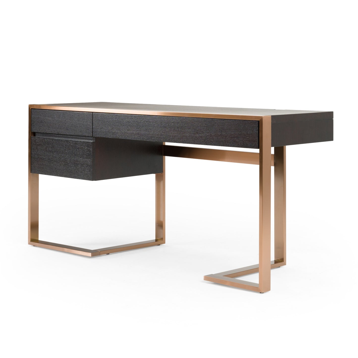Modrest - Modern Fauna Wenge and Brass Desk