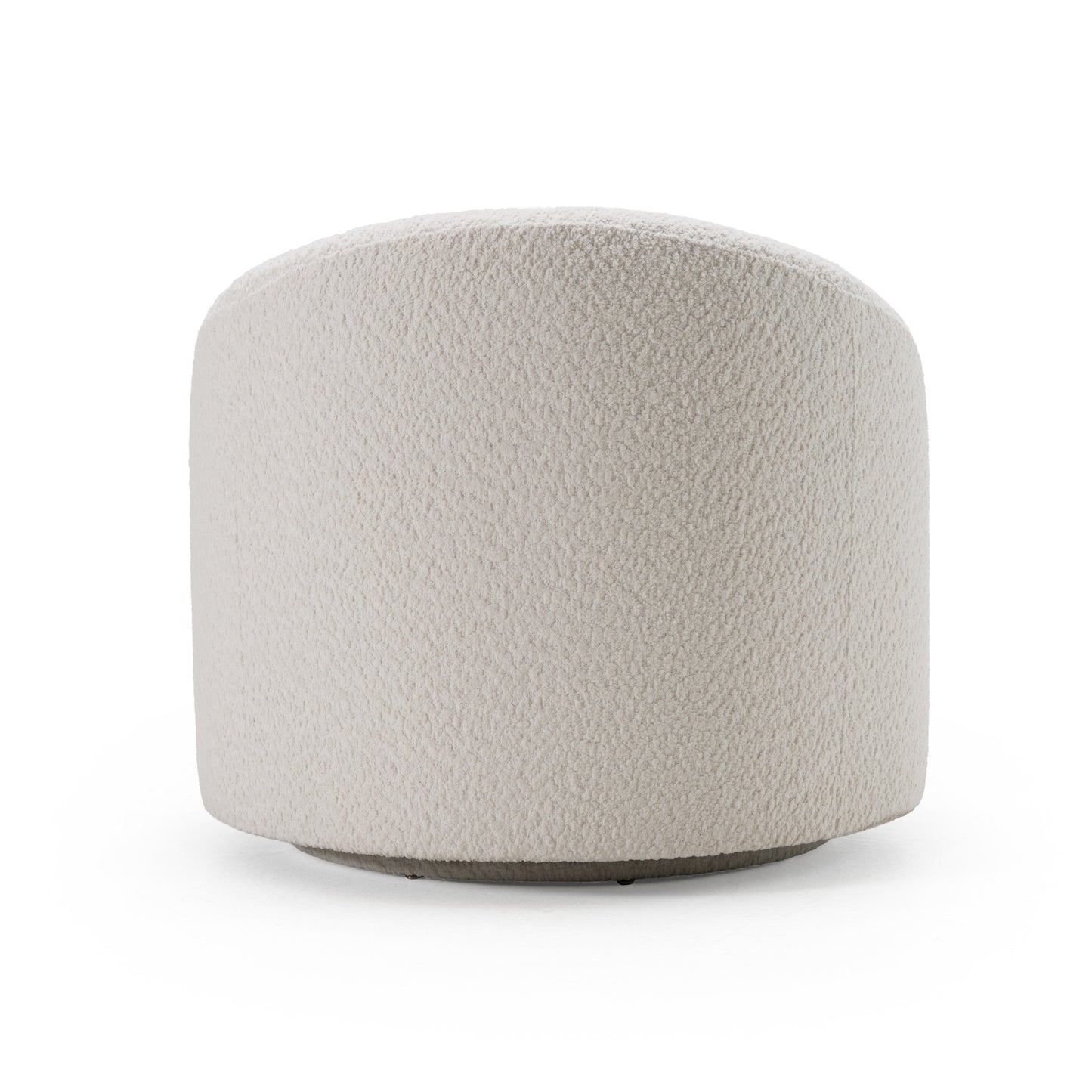 Modrest Frontier - Glam Off-White Fabric Accent Chair