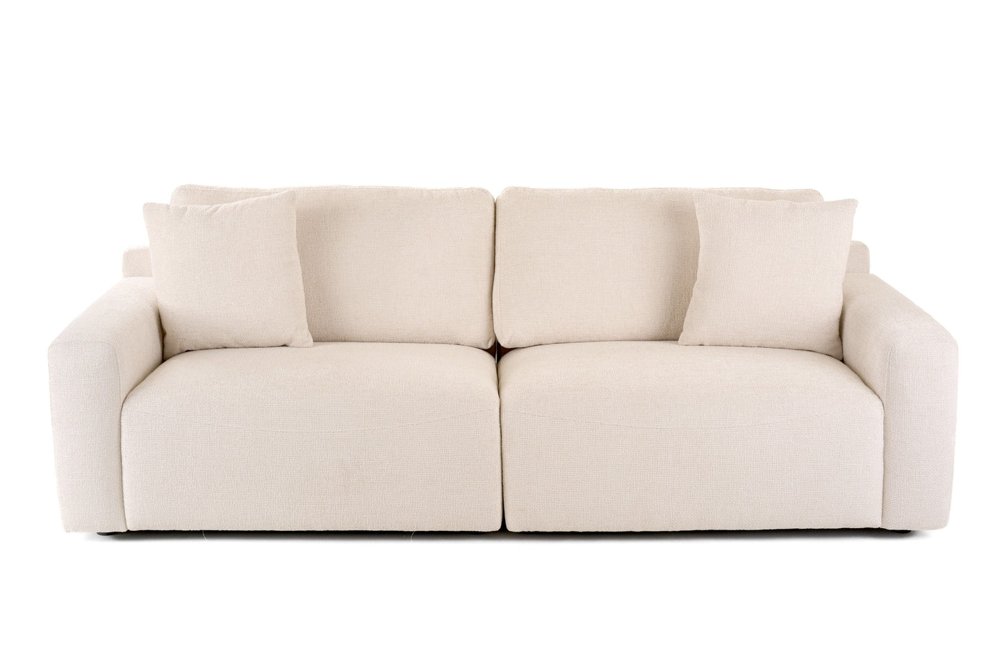 Divani Casa Gloria - Modern White Fabric Sofa