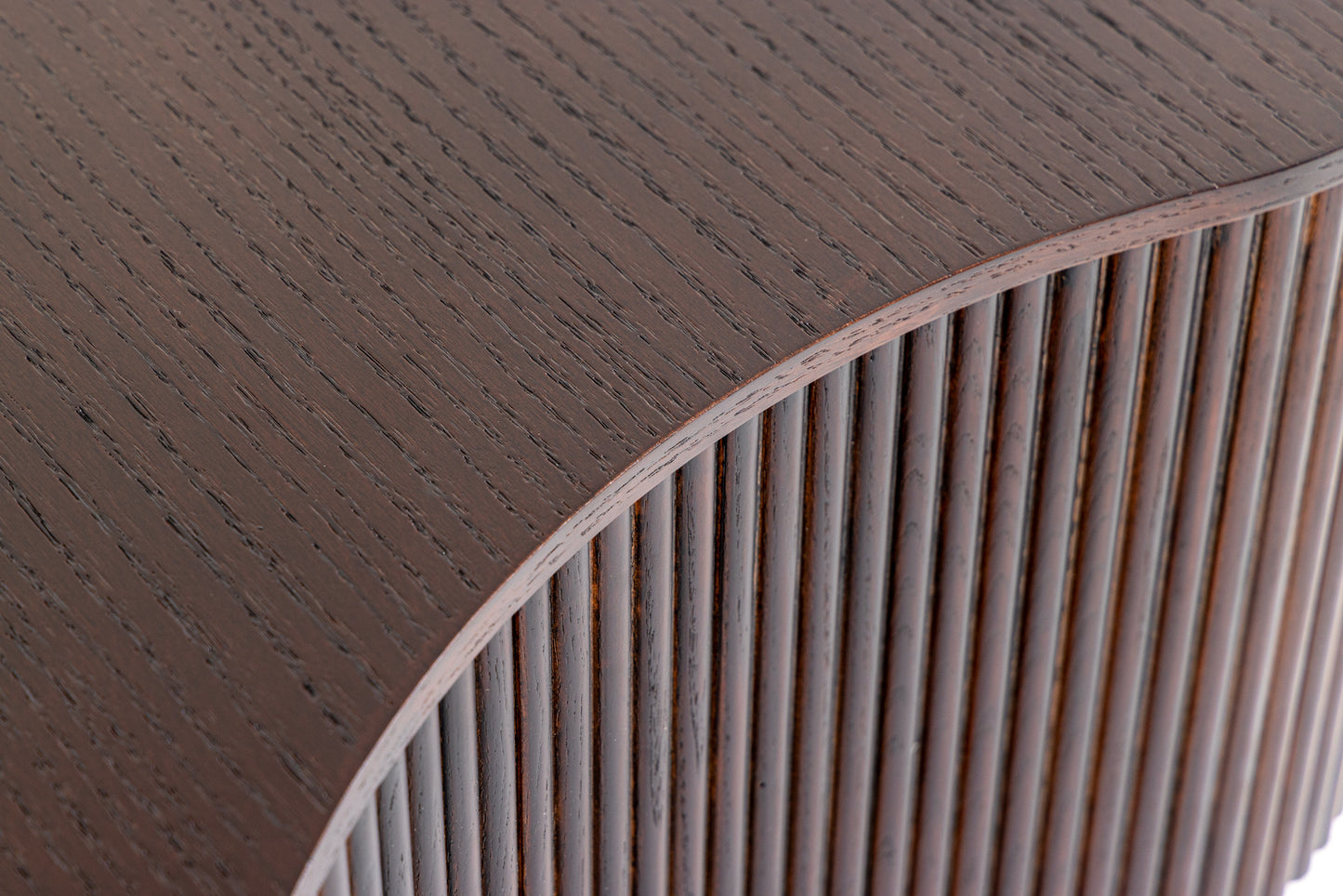 Modrest Jessie - Modern Smoked Oak Freeform Coffee Table