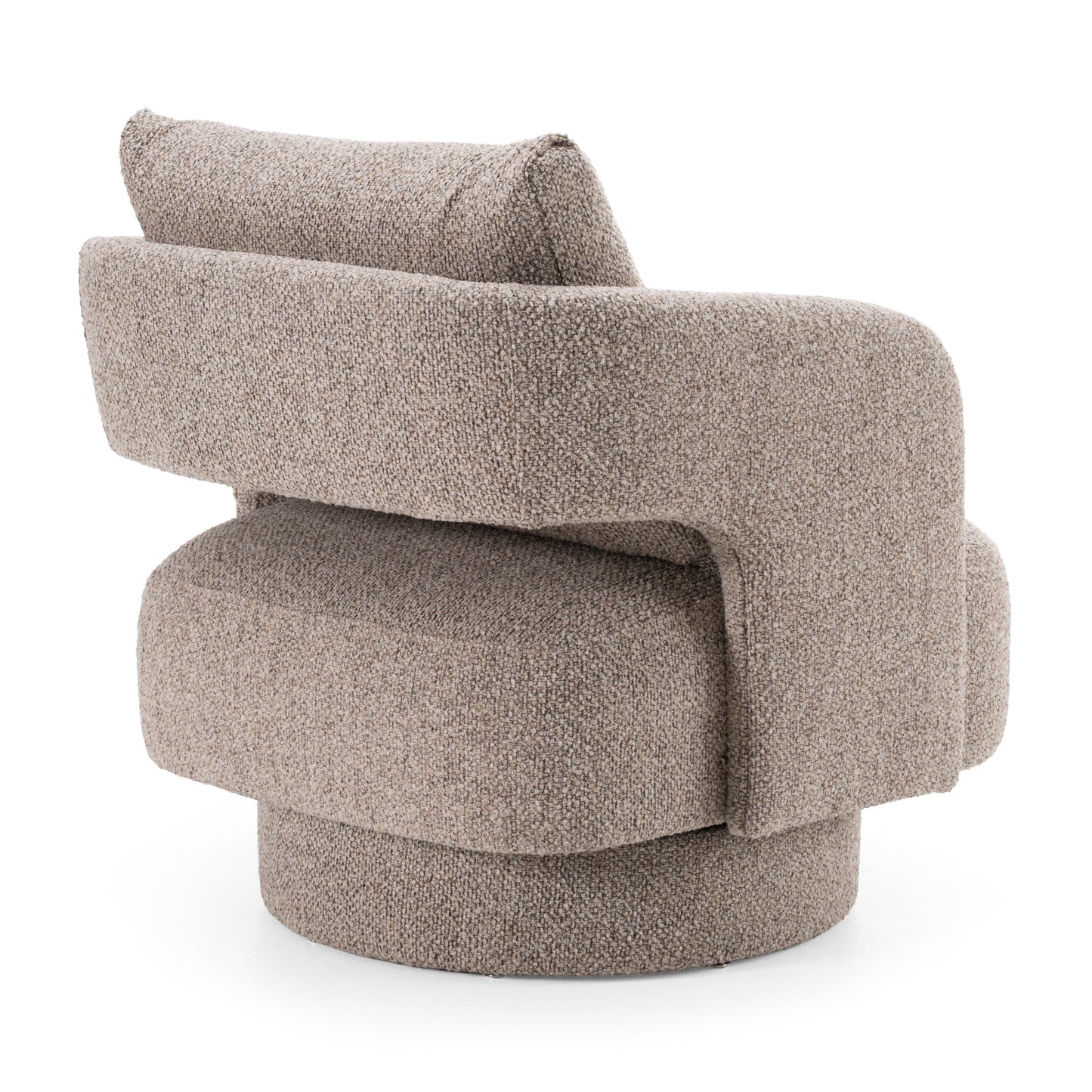 Divani Casa Johnny - Modern Brown Fabric Accent Chair