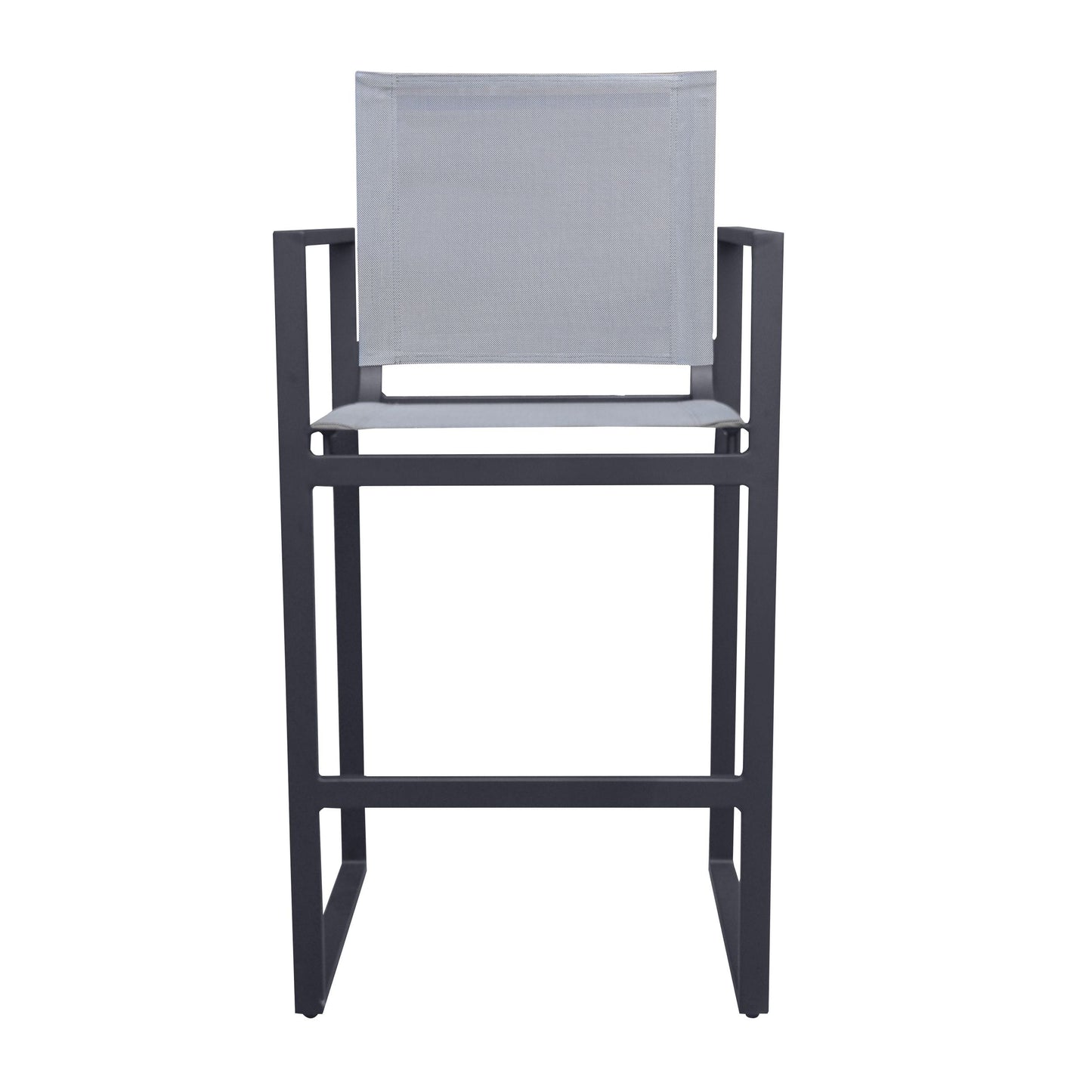 Renava Kayak - Modern Charcoal Outdoor Bar Stool