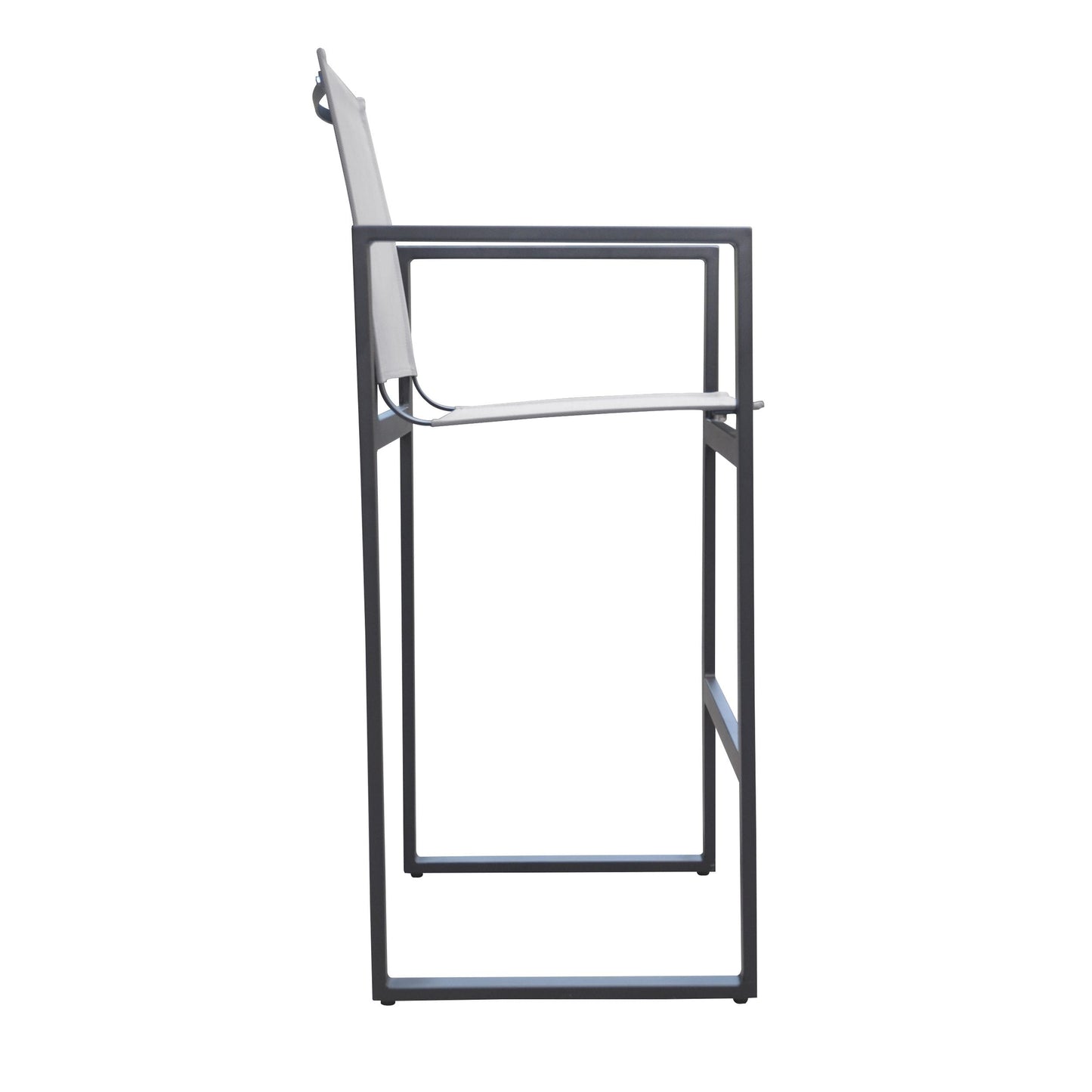 Renava Kayak - Modern Charcoal Outdoor Bar Stool