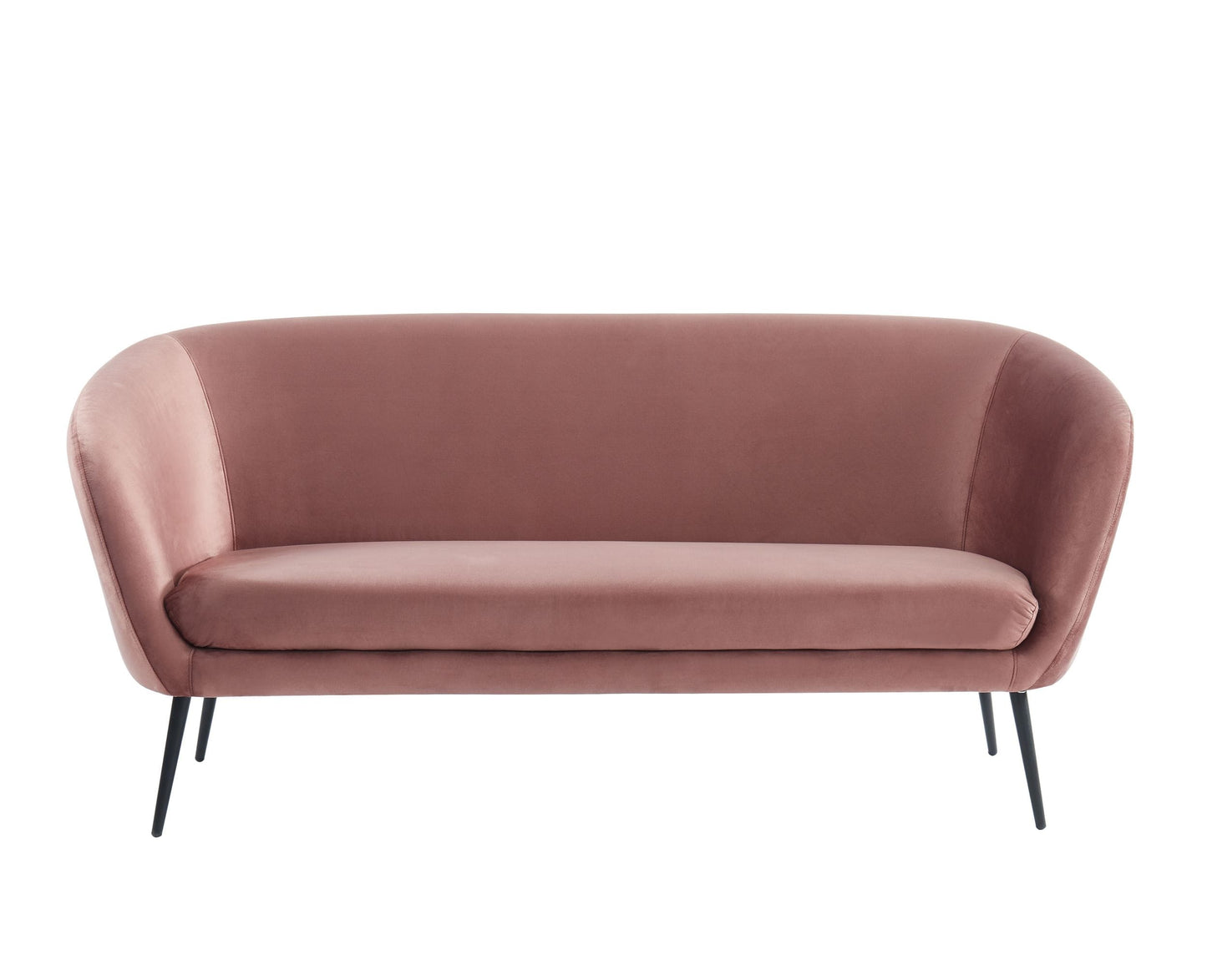 Divani Casa Koeing - Modern Coral Fabric Sofa