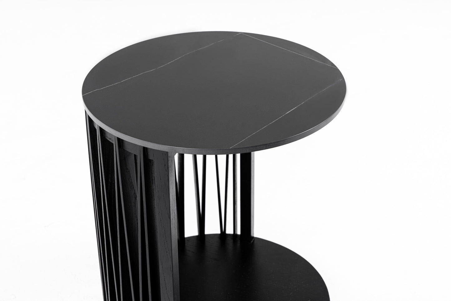 Modrest Larimer - Modern Round Coffee Table Set