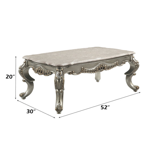 Miliani Coffee Table W/Marble Top