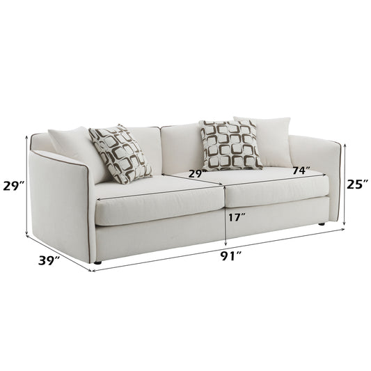 Yolanda Sofa w/4 Pillows