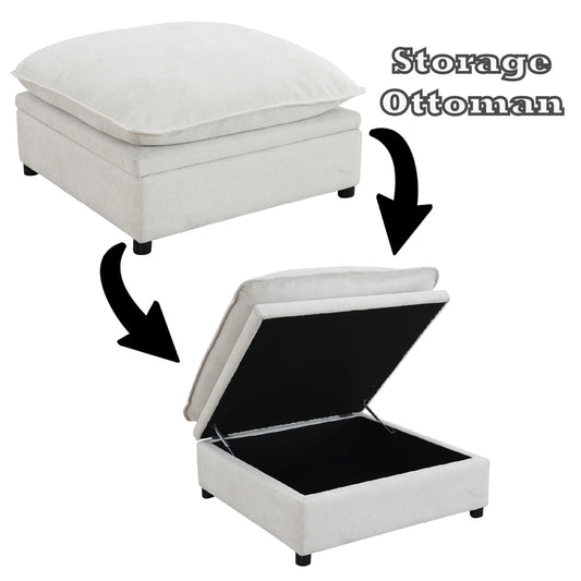Marisa Modular Ottoman w/Storage