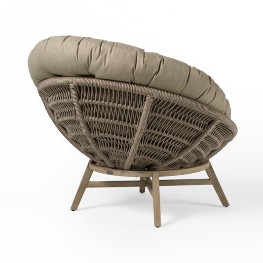 Renava Moon - Outdoor Beige Lounge Chair