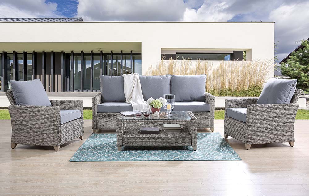 Greeley 4PC Pack Patio Sofa Set