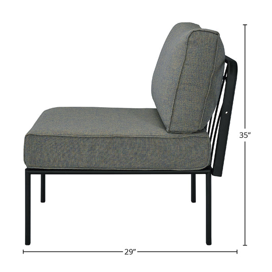 Rajni Patio Armless Chair