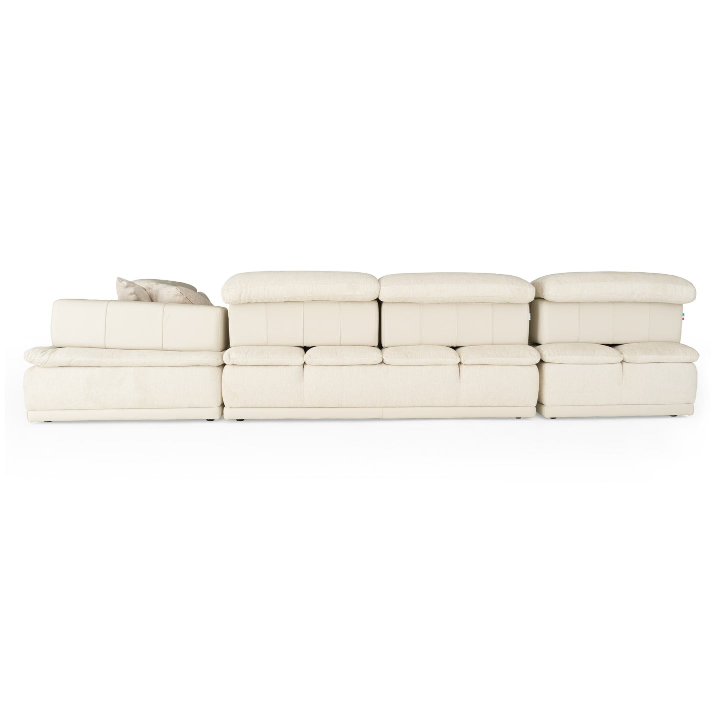 David Ferrari Panorama - Italian Modern Beige Fabric Modular Sectional Sofa