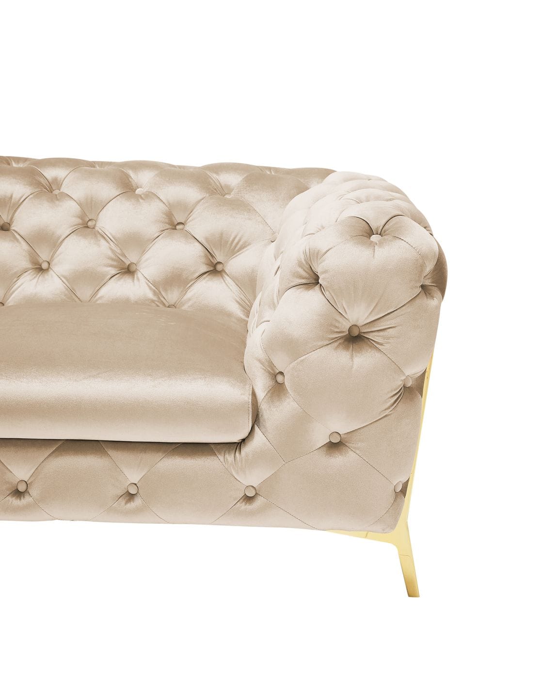 Divani Casa Sheila - Transitional Light Beige Fabric Sofa Set