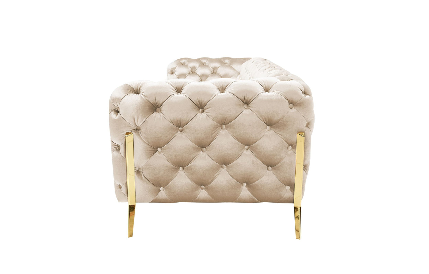 Divani Casa Sheila - Transitional Light Beige Fabric Sofa