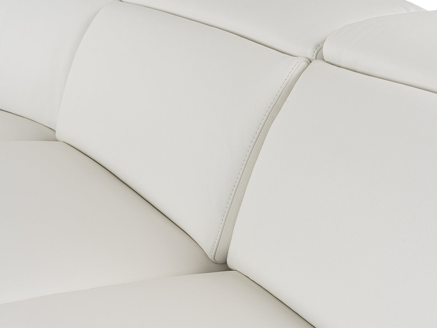 Lamod Italia Soho - Italian White Leather Sofa