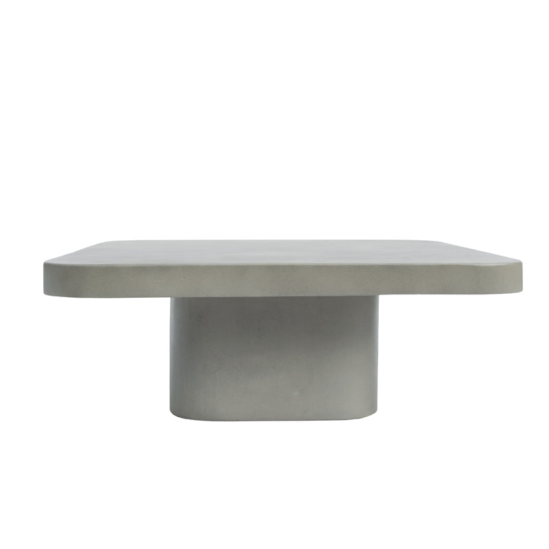 Modrest Flores Modern Grey Concrete Coffee Table