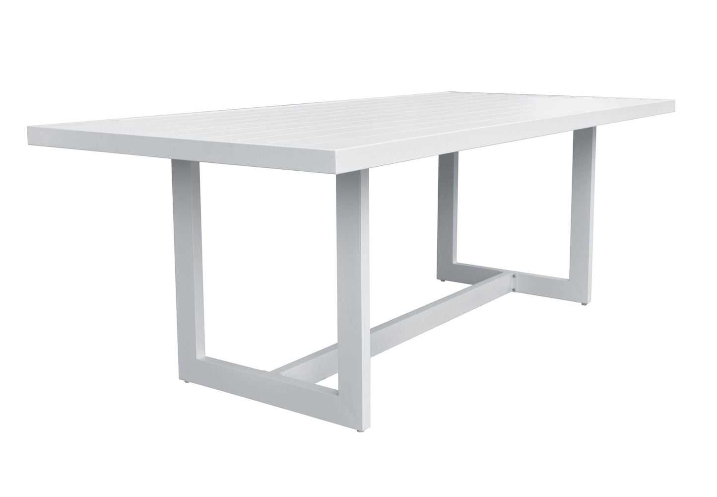Renava Wake + Kayak - Modern Outdoor Off-White Dining Table Set