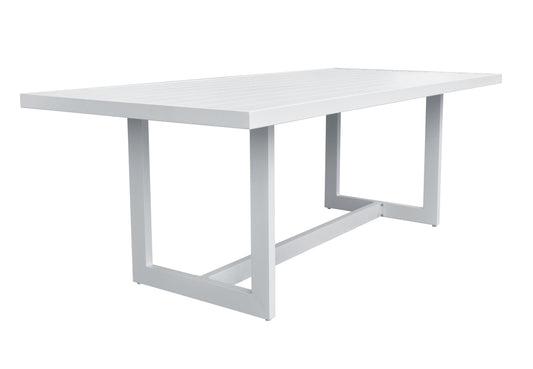 Renava Wake - Modern White Outdoor Dining Table