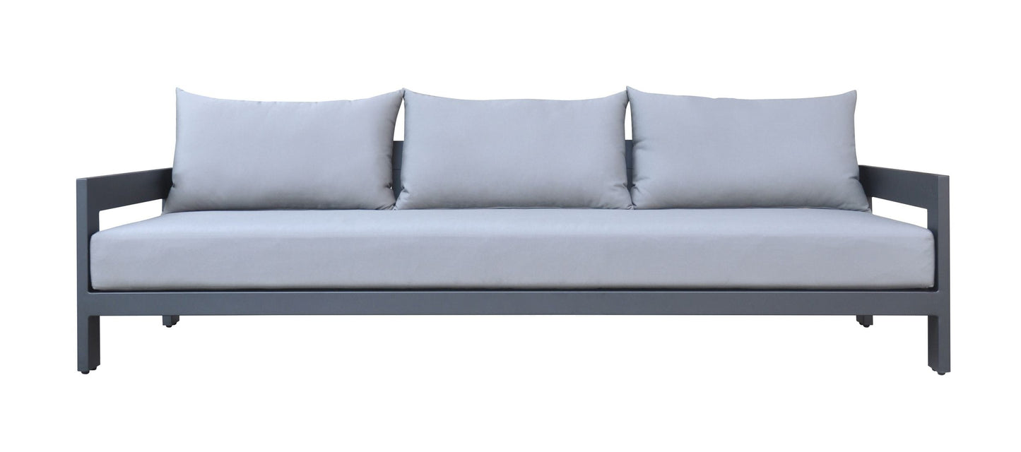 Renava Wake - Outdoor Dark Charcoal Sofa Set