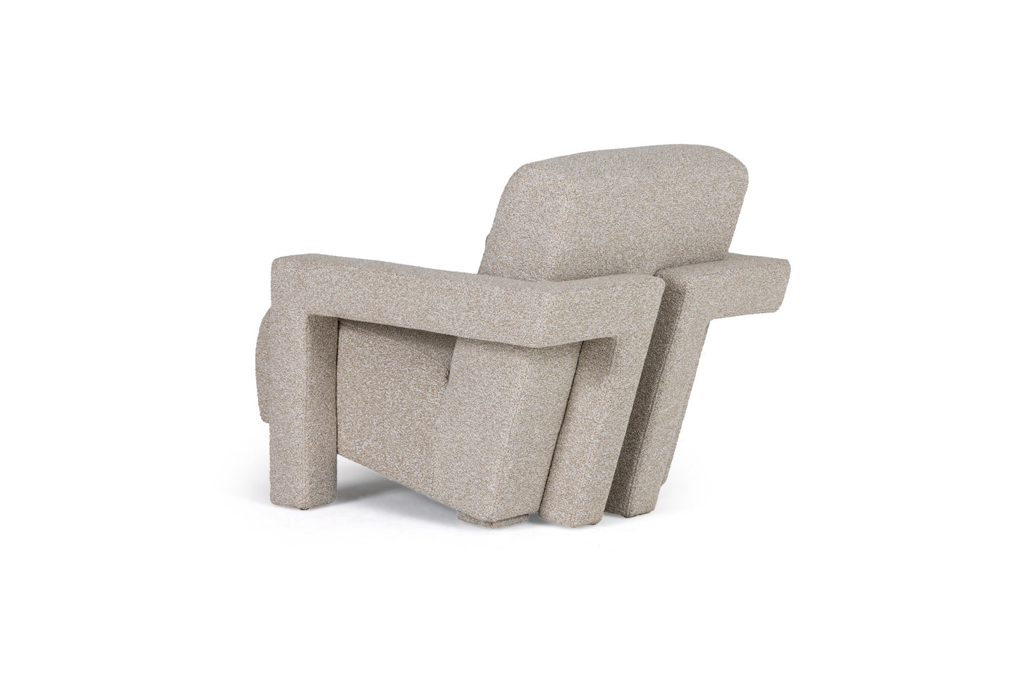 Modrest Wylie - Modern Beige Fabric Accent Chair