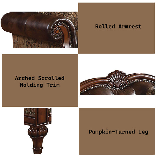 Dreena Sofa W/5 Pillows