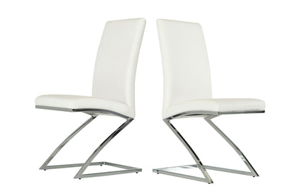 Angora - Modern White Dining Chair (Set of 2)