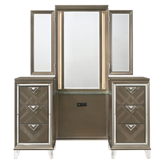 Skylar Vanity Desk & Mirror
