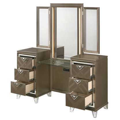 Skylar Vanity Desk & Mirror