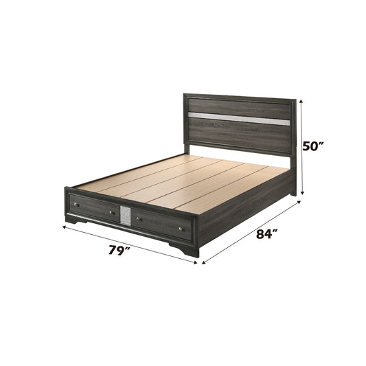 Naima EK Bed W/Storage