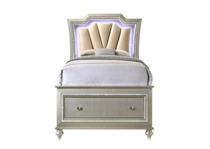 Kaitlyn Full Bed W/Led & Storage