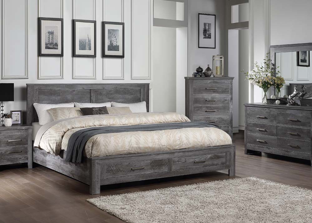 Vidalia EK Bed W/Storage