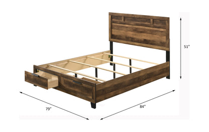 Morales EK Bed W/Storage